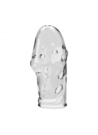 Прозрачная насадка на пенис Booker - 8 см. - Baile - в Липецке купить с доставкой