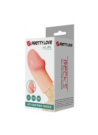 Телесная насадка на пенис Huel - 9 см. - Baile - в Липецке купить с доставкой