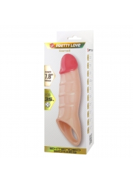 Телесная удлиняющая насадка на пенис Darnel - Baile - в Липецке купить с доставкой
