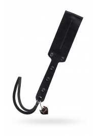 Черный кожаный пэддл - 32 см. - Pecado - купить с доставкой в Липецке