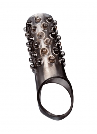 Дымчатая насадка на пенис с выпуклостями - 12 см. - Sex Expert - в Липецке купить с доставкой