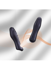 Сливовая силиконовая насадка на пенис с подхватом Manwan Ryzer - Manwan - в Липецке купить с доставкой