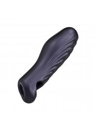 Сливовая силиконовая насадка на пенис с подхватом Manwan Ryzer - Manwan - в Липецке купить с доставкой