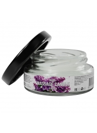 Массажная свеча «Сирень» - 50 мл. - SGAN - купить с доставкой в Липецке