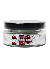 Массажная свеча «Спелая вишня» - 50 мл. - SGAN - купить с доставкой в Липецке