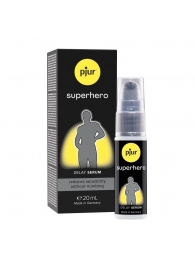 Пролонгатор-сыворотка pjur Superhero Delay Serum - 20 мл. - Pjur - купить с доставкой в Липецке