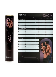 Плакат для двоих со скретч-слоем «БДСМ» - Сима-Ленд - купить с доставкой в Липецке