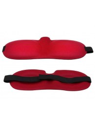 Красная глухая маска на резинке - Sitabella - купить с доставкой в Липецке