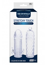 Набор из 2 прозрачных насадок на член Seductive Tickler Sleeves Set - NMC - в Липецке купить с доставкой
