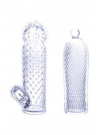 Набор из 2 прозрачных насадок на член Seductive Tickler Sleeves - NMC - в Липецке купить с доставкой