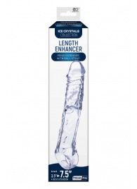 Прозрачная насадка-удлинитель Length Enhancer с подхватом - 22,3 см. - NMC - в Липецке купить с доставкой