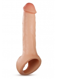 Телесная насадка-удлинитель Thrive 8.75 Inch Realistic Penis Extender Sleeve - 22,2 см. - Blush Novelties - в Липецке купить с доставкой