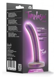 Фиолетовая насадка с гладкой поверхностью Surrender 4.75 Inch Beginner Pegging Dildo - 12 см. - Blush Novelties - купить с доставкой в Липецке