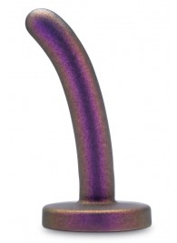 Фиолетовая насадка с гладкой поверхностью Surrender 4.75 Inch Beginner Pegging Dildo - 12 см. - Blush Novelties - купить с доставкой в Липецке