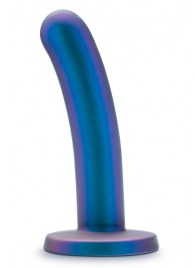 Синяя насадка с гладкой поверхностью Surrender 5.75 Inch Intermediate Pegging Dildo - 14,6 см. - Blush Novelties - купить с доставкой в Липецке