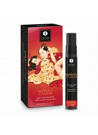 Оральный спрей Waves of Pleasure с ароматом клубники и шампанского - 20 мл. - Shunga - купить с доставкой в Липецке