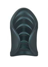 Серый сквозной мастурбатор с вибрацией Manwan Starter - Manwan - в Липецке купить с доставкой