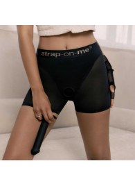 Трусики-шорты для фиксации насадок Strap-on-me Harness Lingerie Halo - size XL - Strap-on-me - купить с доставкой в Липецке