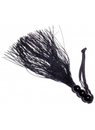 Черная силиконовая плетка - 25,4 см. - Boys of Toys - купить с доставкой в Липецке