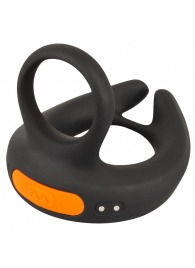 Черный вибростимулятор мошонки RC Scrotum Stimulator with Vibration - Orion - в Липецке купить с доставкой