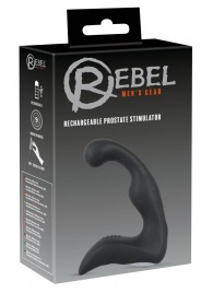 Черный перезаряжаемый стимулятор простаты с вибрацией - 14,6 см. - Orion - в Липецке купить с доставкой