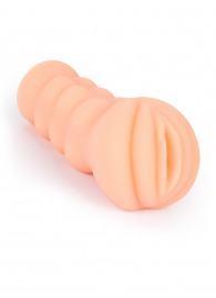 Телесный мастурбатор-вагина с эрекционными кольцами в комплекте - Sexy Girl - в Липецке купить с доставкой