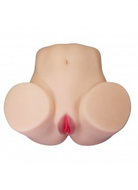 Телесный мастурбатор Julia с 2 любовными каналами - Baile - в Липецке купить с доставкой