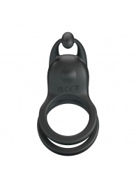 Черное перезаряжаемое виброкольцо Goodwin - Baile - в Липецке купить с доставкой