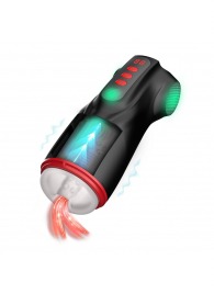 Интерактивный мастурбатор Raven с вакуумом, вибрацией и подсветкой - Shots Media BV - в Липецке купить с доставкой