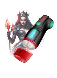 Интерактивный мастурбатор Raven с вакуумом, вибрацией и подсветкой - Shots Media BV - в Липецке купить с доставкой