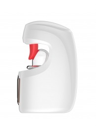 Белый мастурбатор с язычком и возвратно-поступательными движениями - Secwell - в Липецке купить с доставкой