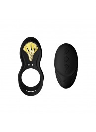 Черное эрекционное виброкольцо Bayek с пультом ДУ - Zalo - в Липецке купить с доставкой