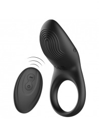 Черное эрекционное виброкольцо с пультом ДУ - Ibiza - в Липецке купить с доставкой