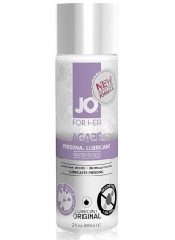 Лубрикант на водной основе для женщин JO AGAPE LUBRICANT ORIGINAL - 60 мл. - System JO - купить с доставкой в Липецке