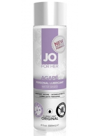 Женский лубрикант на водной основе JO AGAPE LUBRICANT ORIGINAL - 120 мл. - System JO - купить с доставкой в Липецке