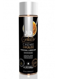 Лубрикант с ароматом крем-брюле JO GELATO CREME BRULEE - 120 мл. - System JO - купить с доставкой в Липецке