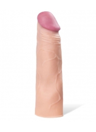 Реалистичная насадка с ярко выраженной головкой - 16,5 см. - A-toys - в Липецке купить с доставкой