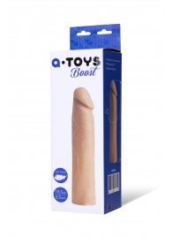 Реалистичная насадка с ярко выраженной головкой - 16,5 см. - A-toys - в Липецке купить с доставкой