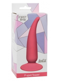 Розовая анальная пробка P-spot Teazer Pink - 12,2 см. - Lola Games - в Липецке купить с доставкой