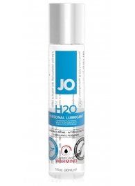 Возбуждающий лубрикант на водной основе JO Personal Lubricant H2O Warming - 30 мл. - System JO - купить с доставкой в Липецке