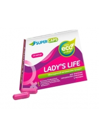 Возбуждающие капсулы Ladys Life - 14 капсул (0,35 гр.) - SuperCaps - купить с доставкой в Липецке