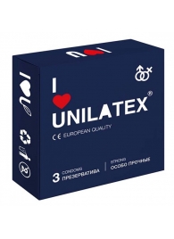 Ультрапрочные презервативы Unilatex Extra Strong - 3 шт. - Unilatex - купить с доставкой в Липецке