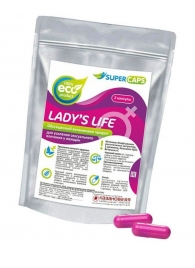 Возбуждающие капсулы Ladys Life - 2 капсулы (0,35 гр.) - SuperCaps - купить с доставкой в Липецке