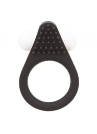 Чёрное эрекционное кольцо LIT-UP SILICONE STIMU RING 1 BLACK - Dream Toys - в Липецке купить с доставкой