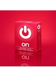 Супертонкие презервативы ON) Super Thin - 3 шт. - ON) - купить с доставкой в Липецке