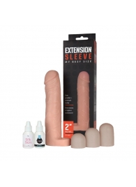 Насадка-удлинитель Extension sleeve с подхватом мошонки - 19 см. - Sitabella - в Липецке купить с доставкой