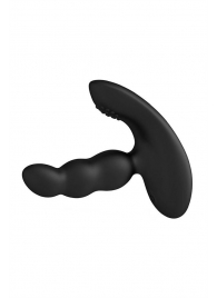 Черный силиконовый стимулятор простаты Levett Nitoc с пультом ДУ - Levett - в Липецке купить с доставкой