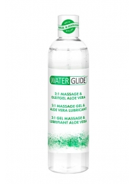 Гель-смазка 2-в-1 MASSAGE   LUBRICANT ALOE VERA - 300 мл. - Waterglide - купить с доставкой в Липецке