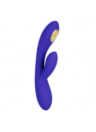 Фиолетовый вибратор с функцией электростимуляции Intimate E-Stimulator Dual Wand - 21,5 см. - California Exotic Novelties - купить с доставкой в Липецке