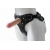 Черный пояс-трусики с двумя насадками Soft-Dolli - 16,5 и 10,5 см. - LOVETOY (А-Полимер) - купить с доставкой в Липецке